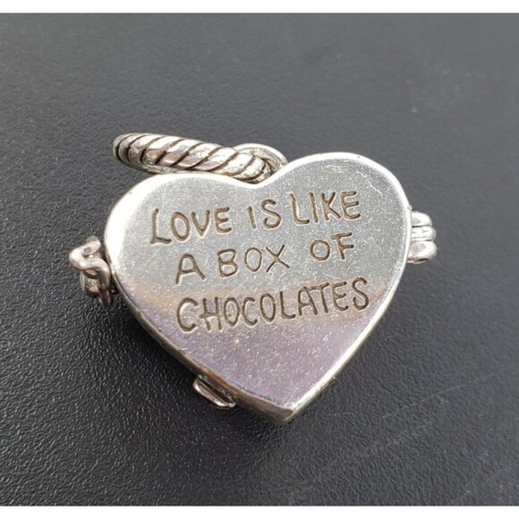 Brighton 20" Necklace Silver Heart Shape/Enamal Snowman Pendant Limited Edition - Picture 15 of 16